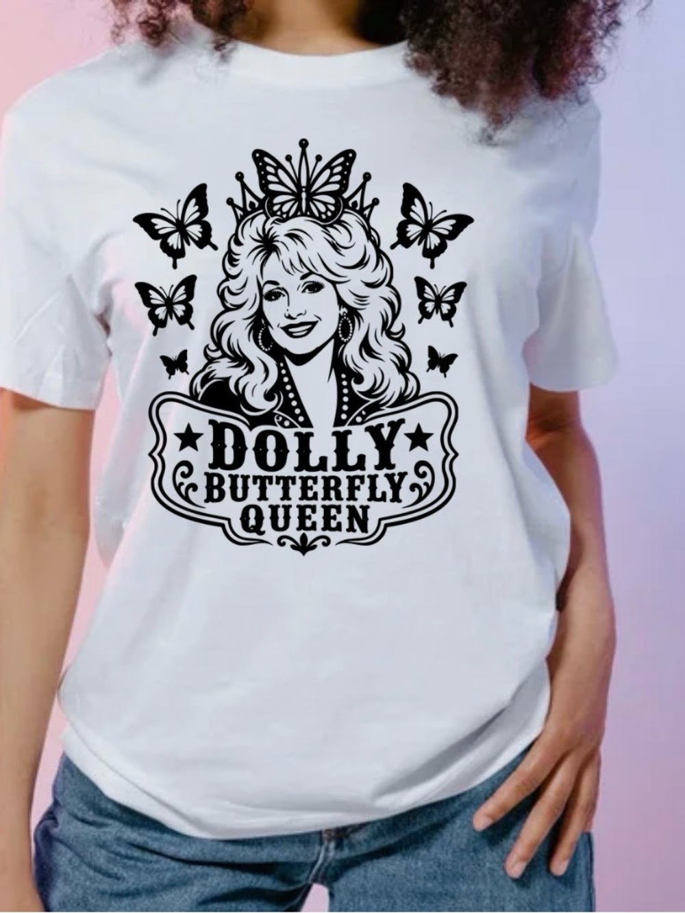 Dolly Butterfly Graphic Shirt